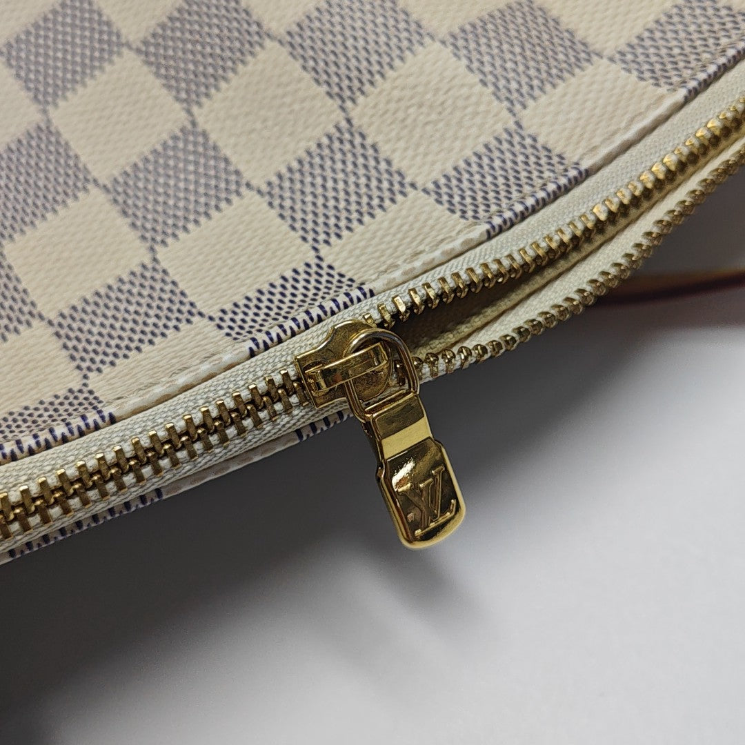ACCESSOIRES GM Damier Azur Coated Canvas White