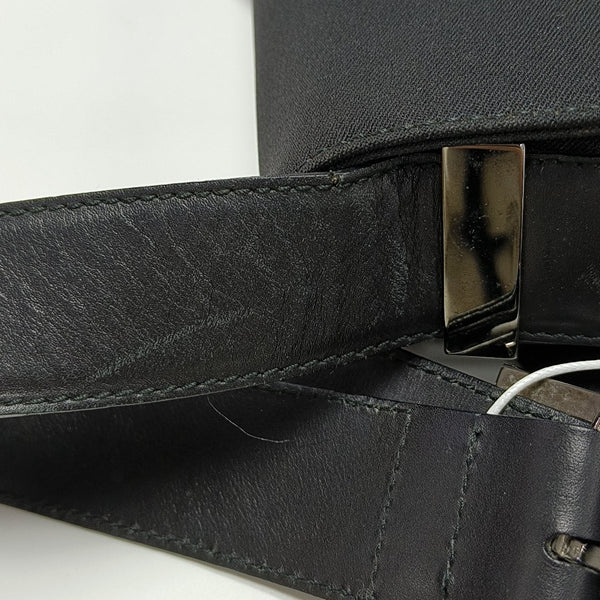 Fabric Shoulder Bag Black