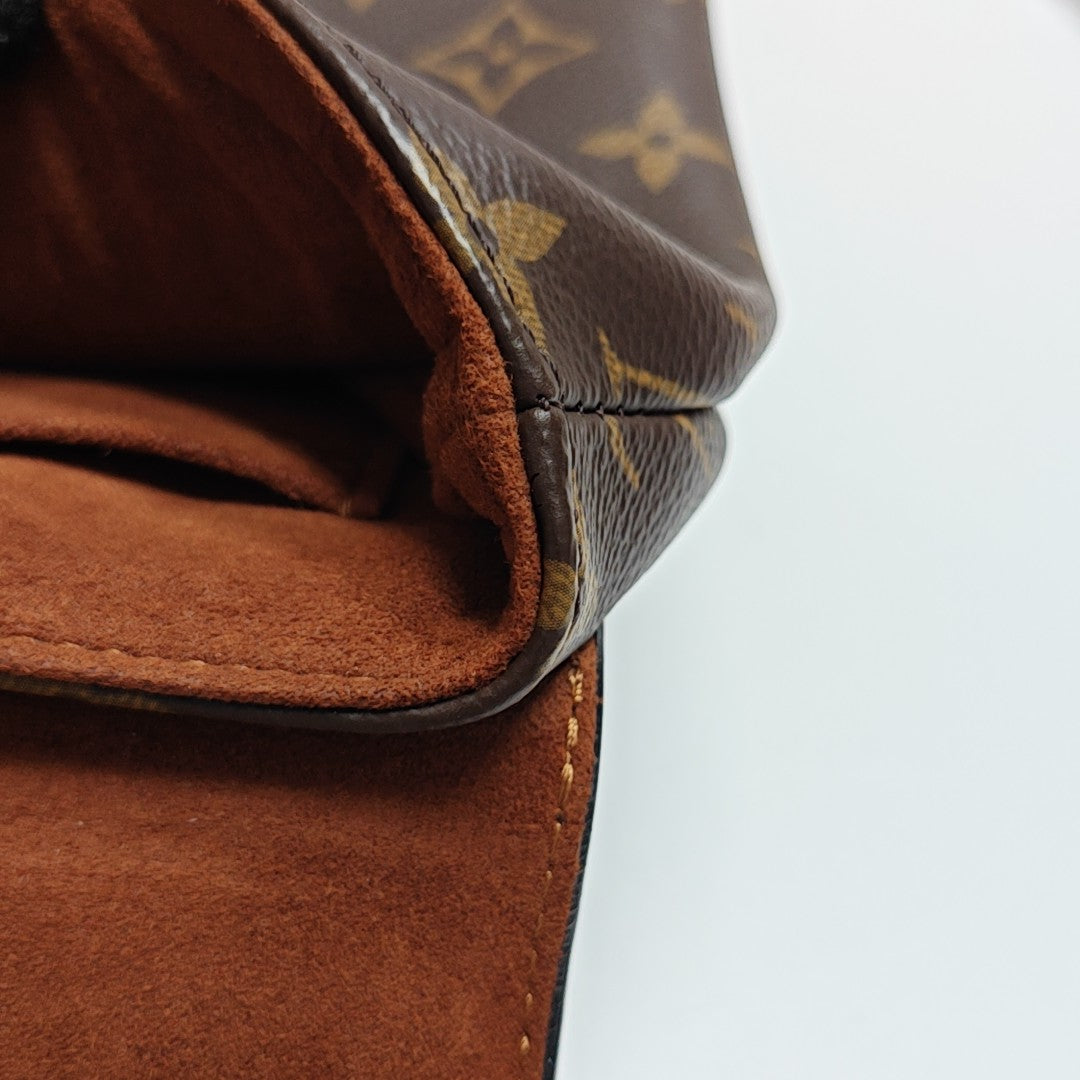 LOCKY BB Monogram Coated Canvas Brown