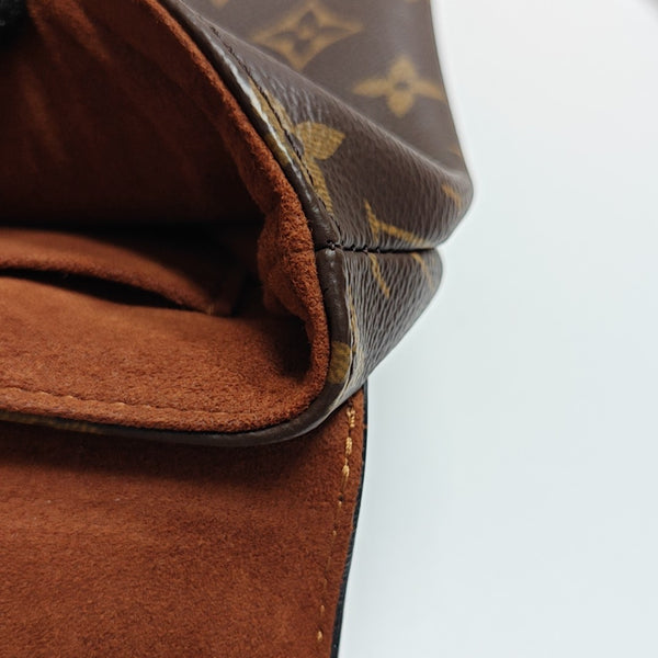 LOCKY BB Monogram Coated Canvas Brown