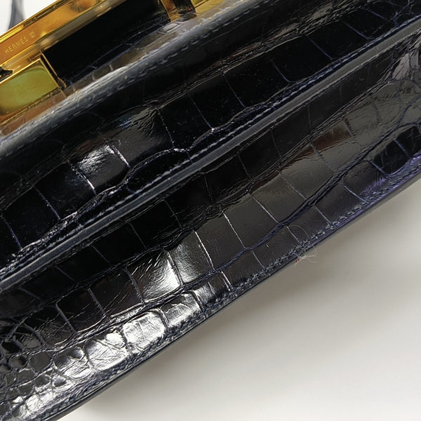 Constance 23 Shiny Porosus Crocodile Blue