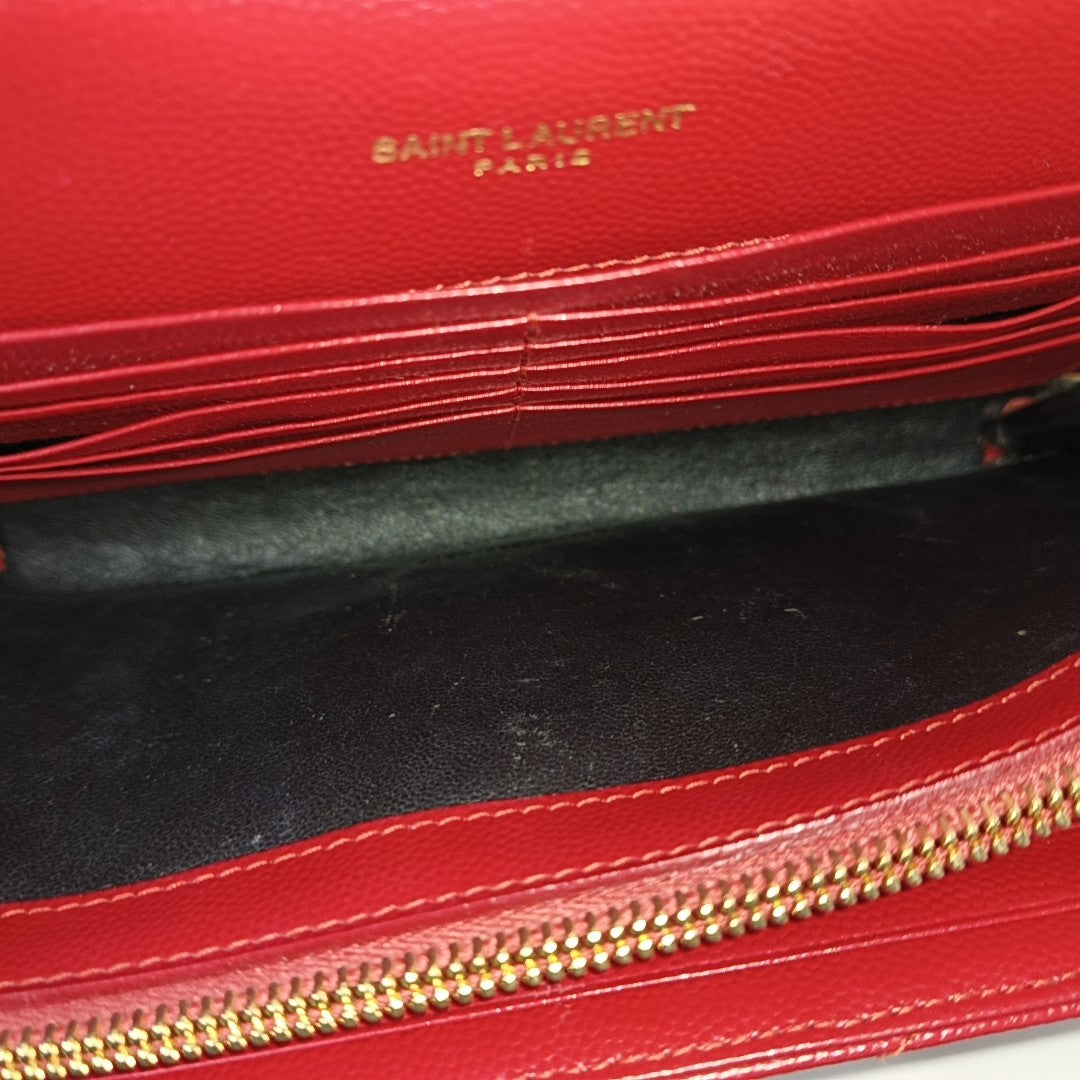 MONOGRAM Medium Quilted Calfskin Red