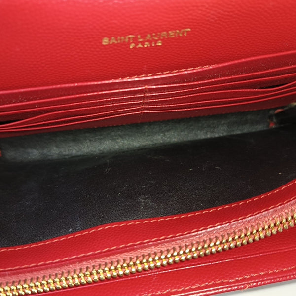 MONOGRAM Medium Quilted Calfskin Red