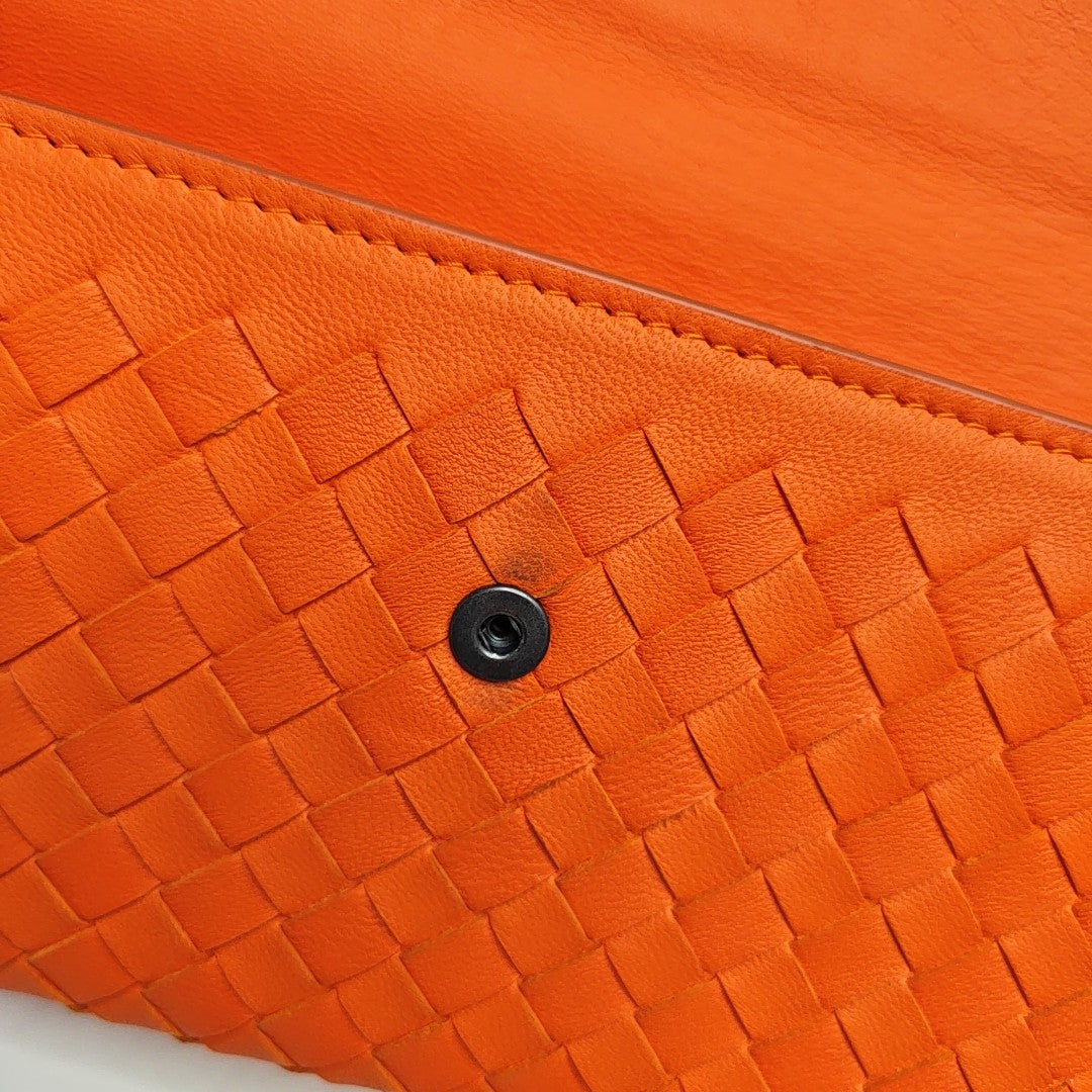 Calfskin Wallet Orange