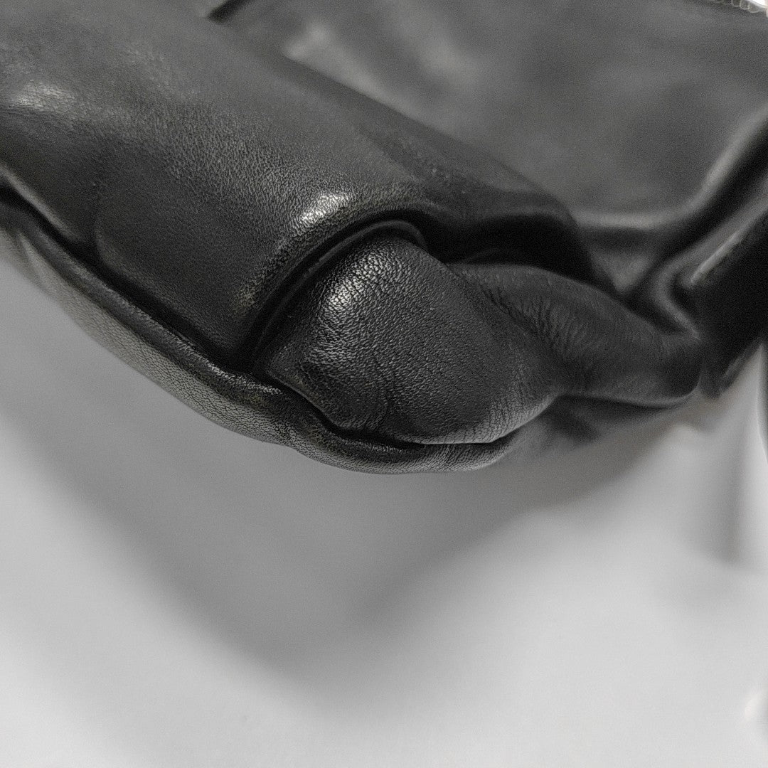 Calfskin Shoulder Bag Black