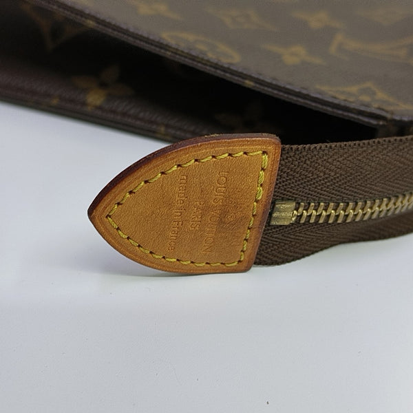 TOILET POCKET 26 Monogram Coated Canvas Brown