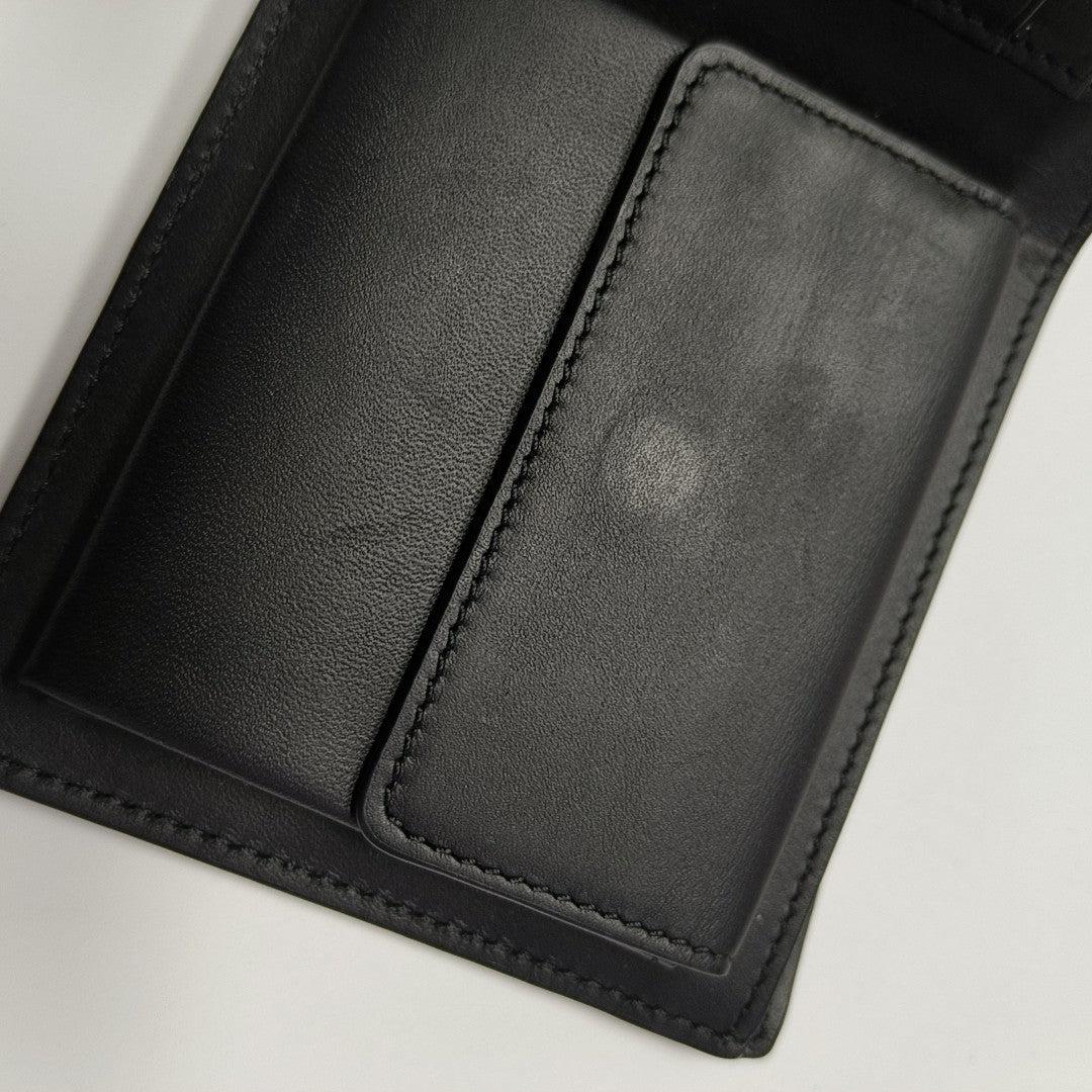 Puzzle Calfskin Black Wallet