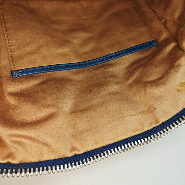 Quilted Lambskin Shoulder Bag Blue