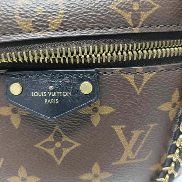 Vanity Chain Pouch Monogram Coated Canvas Brown