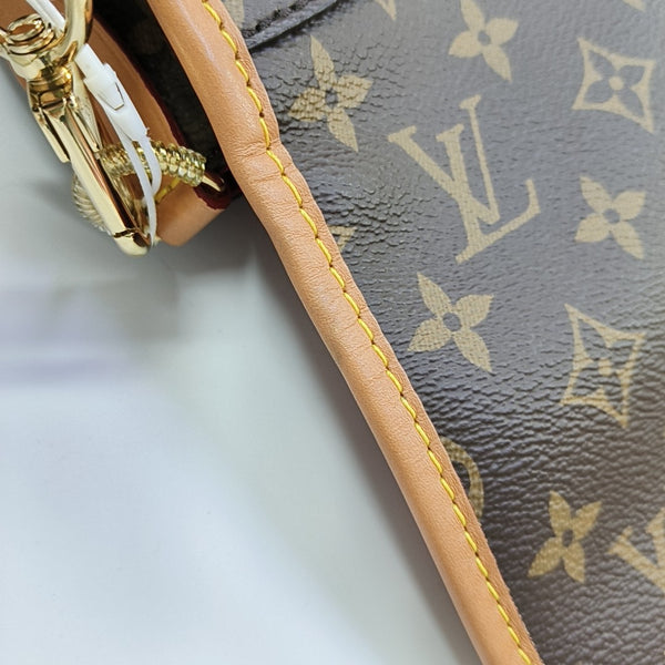 DIANE Monogram Coated Canvas Brown