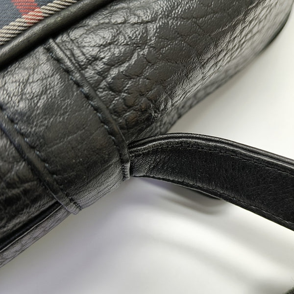 Fabric Top Handle Bag Black