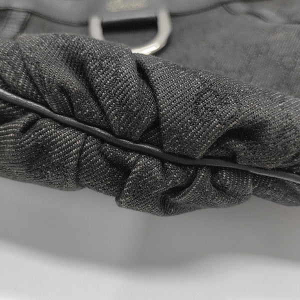 Monogram Canvas Tote Bag Black