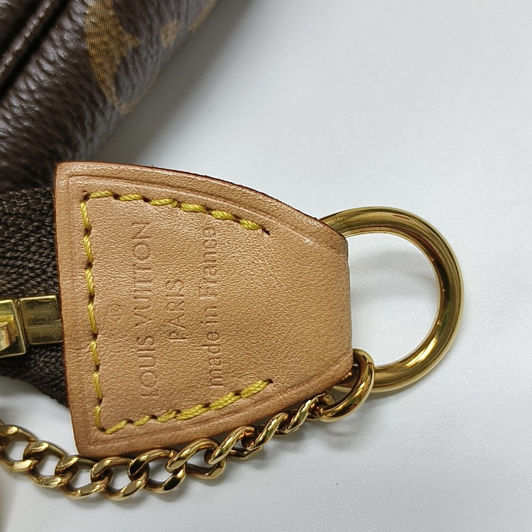 ACCESSOIRES Mini Monogram Coated Canvas Brown
