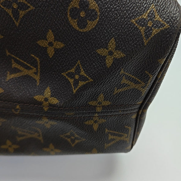 NEVERFULL MM Monogram Coated Canvas Brown