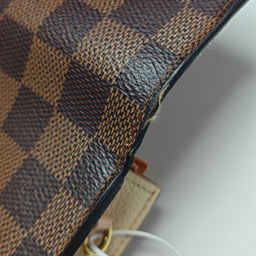 VAVIN Damier Ebene Coated Canvas Brown