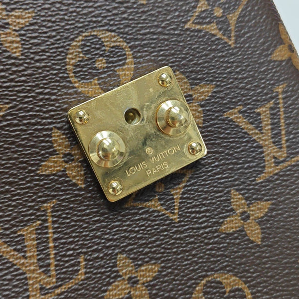 CAMERA BOX Monogram Coated Canvas Brown