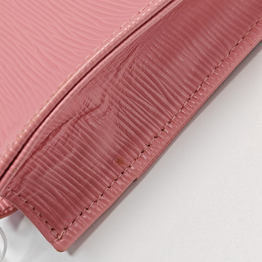 Leather Clutch Pink