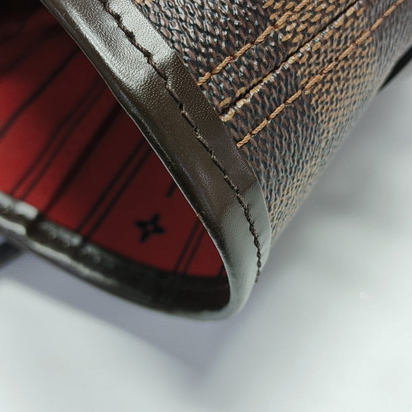 NEVERFULL MM Damier Ebene Coated Canvas Brown