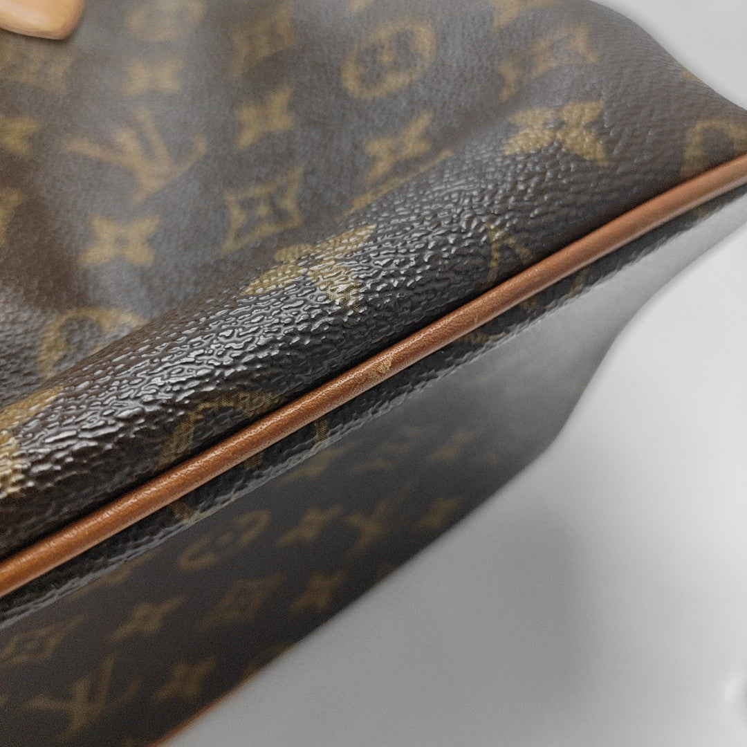 PALERMO PM Monogram Coated Canvas Brown
