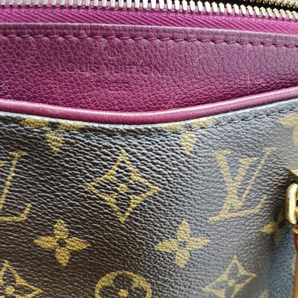 PALLAS Monogram Coated Canvas Brown