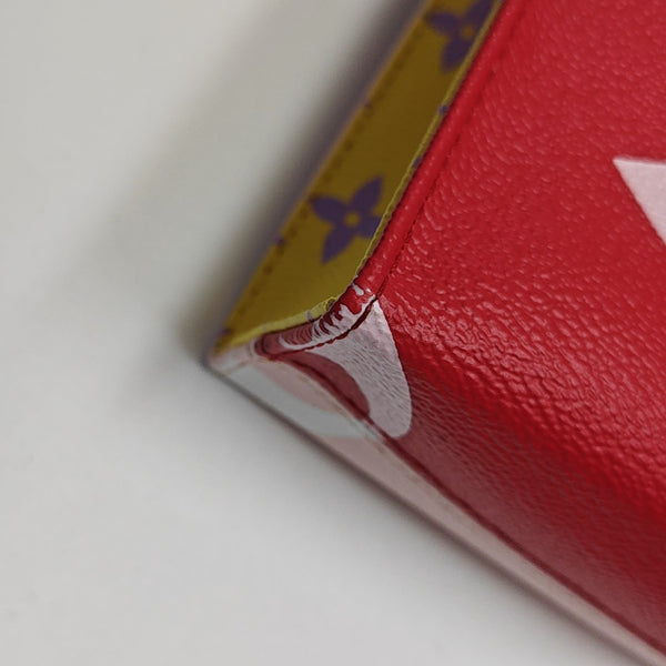 TOILET POCKET 26 Monogram Coated Canvas Red