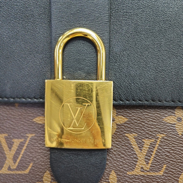 LOCKY BB Monogram Coated Canvas Brown