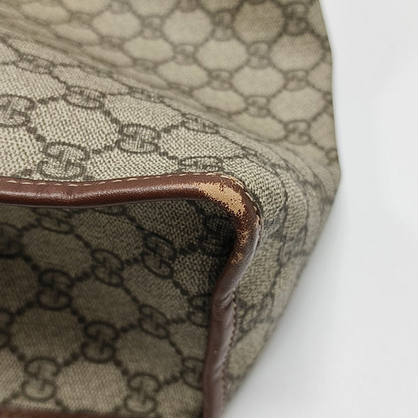 Monogram Coated Canvas Tote Bag Beige