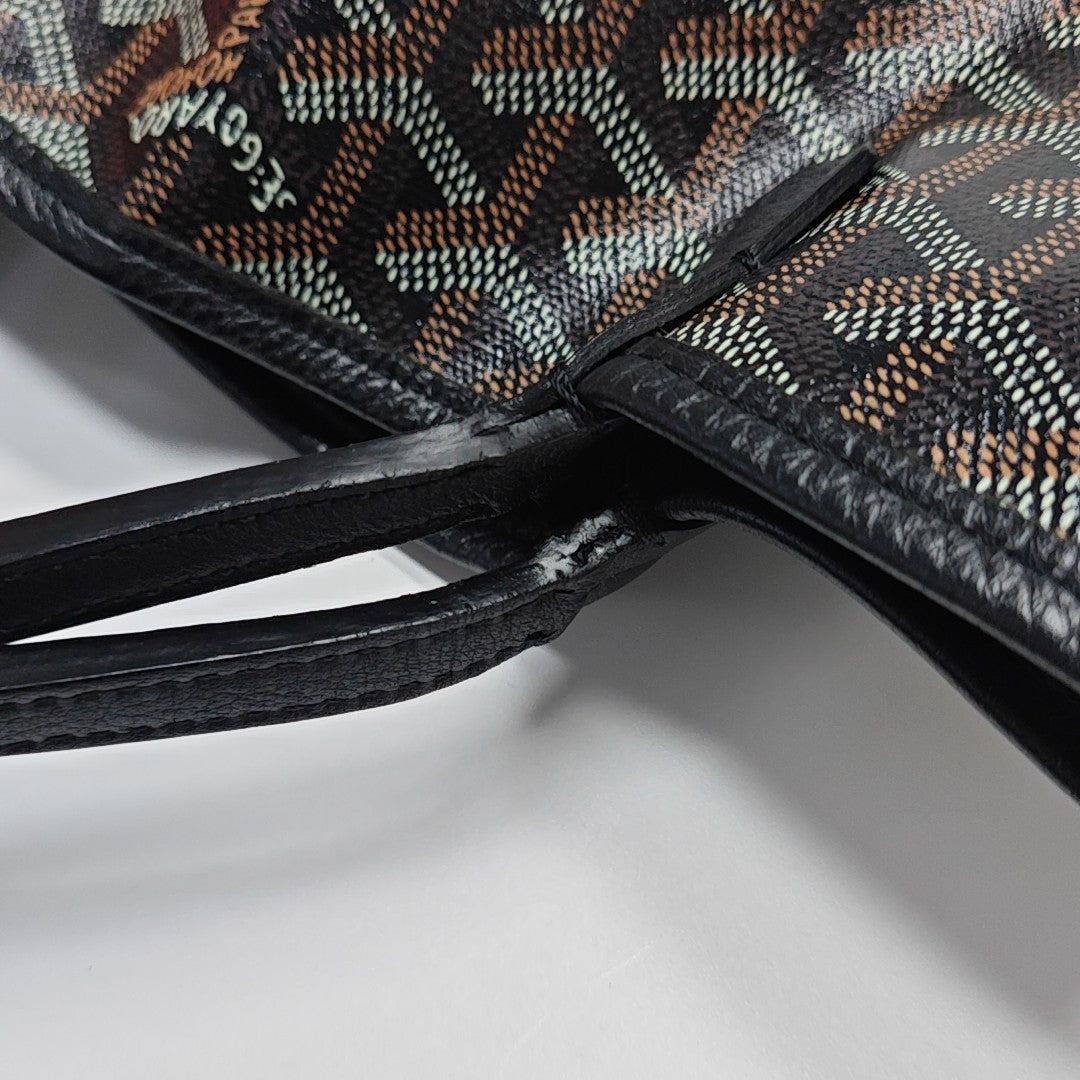 Anjou Mini Coated Canvas Black
