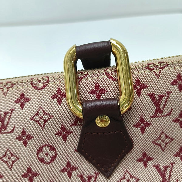 Authenticated pre-owned  ALMA Monogram Canvas Pink - Top Handle Bag at Looply