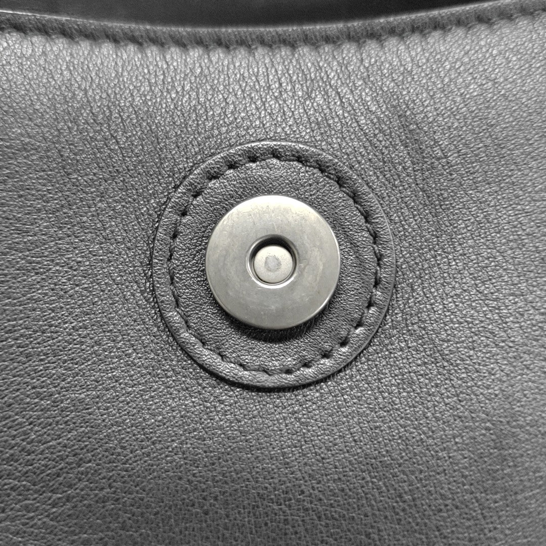 Downtown Small Quilted Calfskin Black