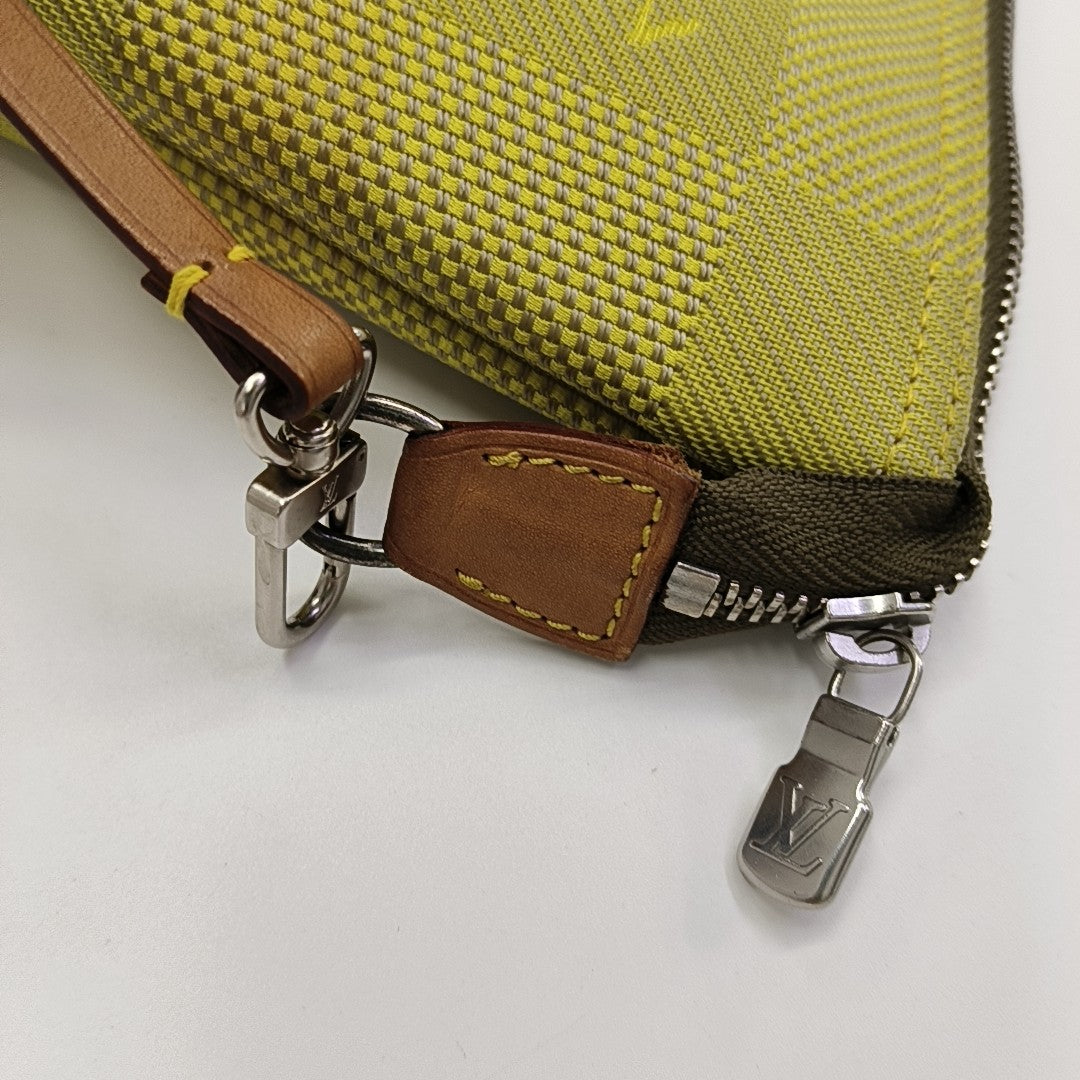 Fabric Top Handle Bag Green