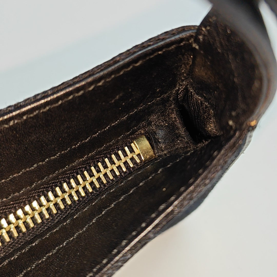 Monogram Canvas Top Handle Bag Black