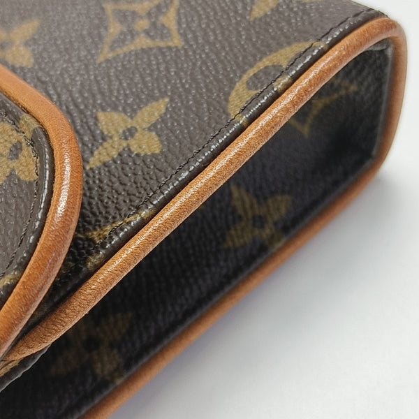 Monogram Coated Canvas Belt Bag Brown
