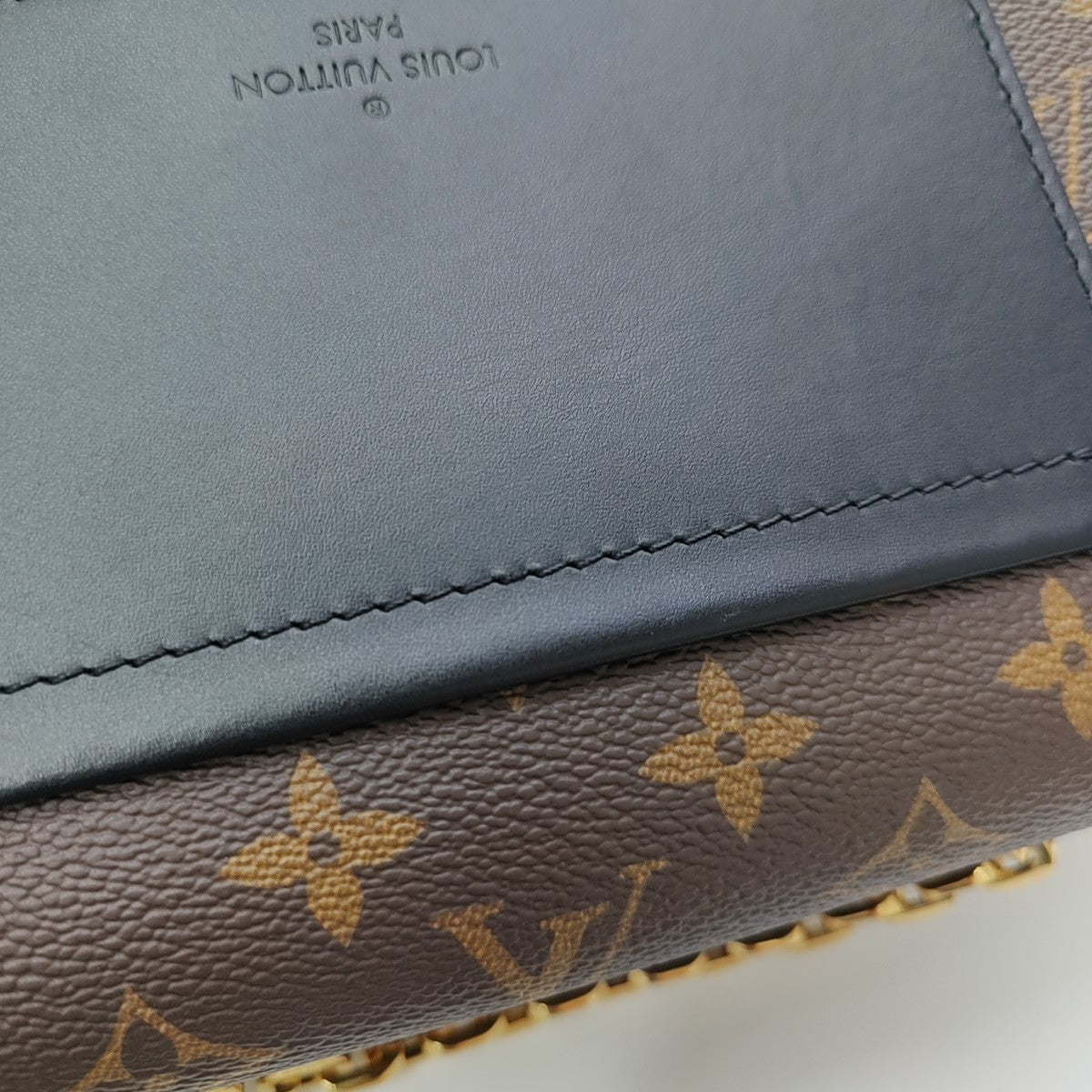 MARCEAU Monogram Coated Canvas Brown