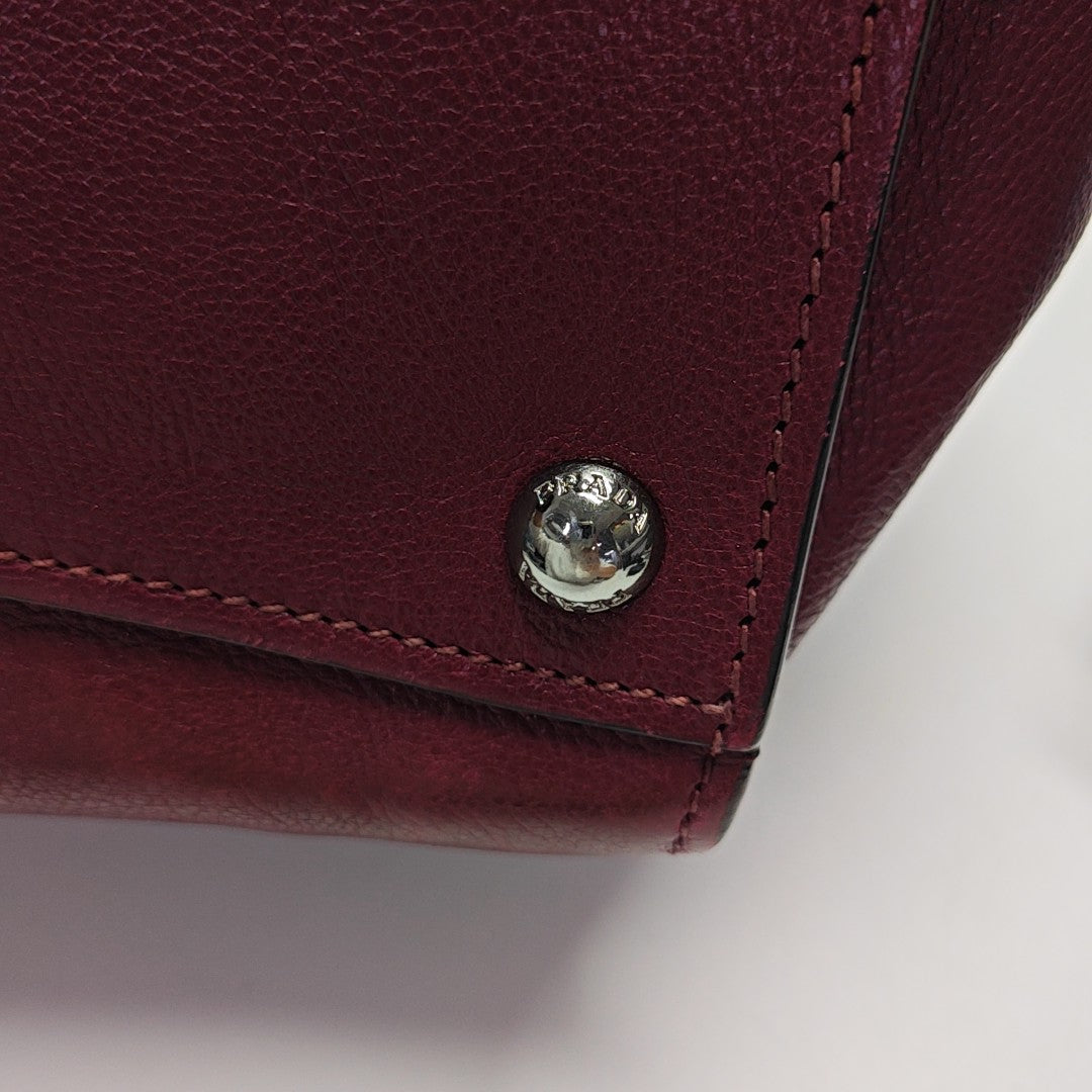 Glace Calf Calfskin Red