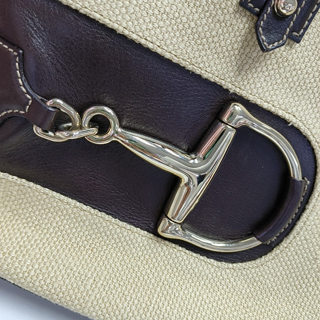 Cadena Horsebit Lona Marrón