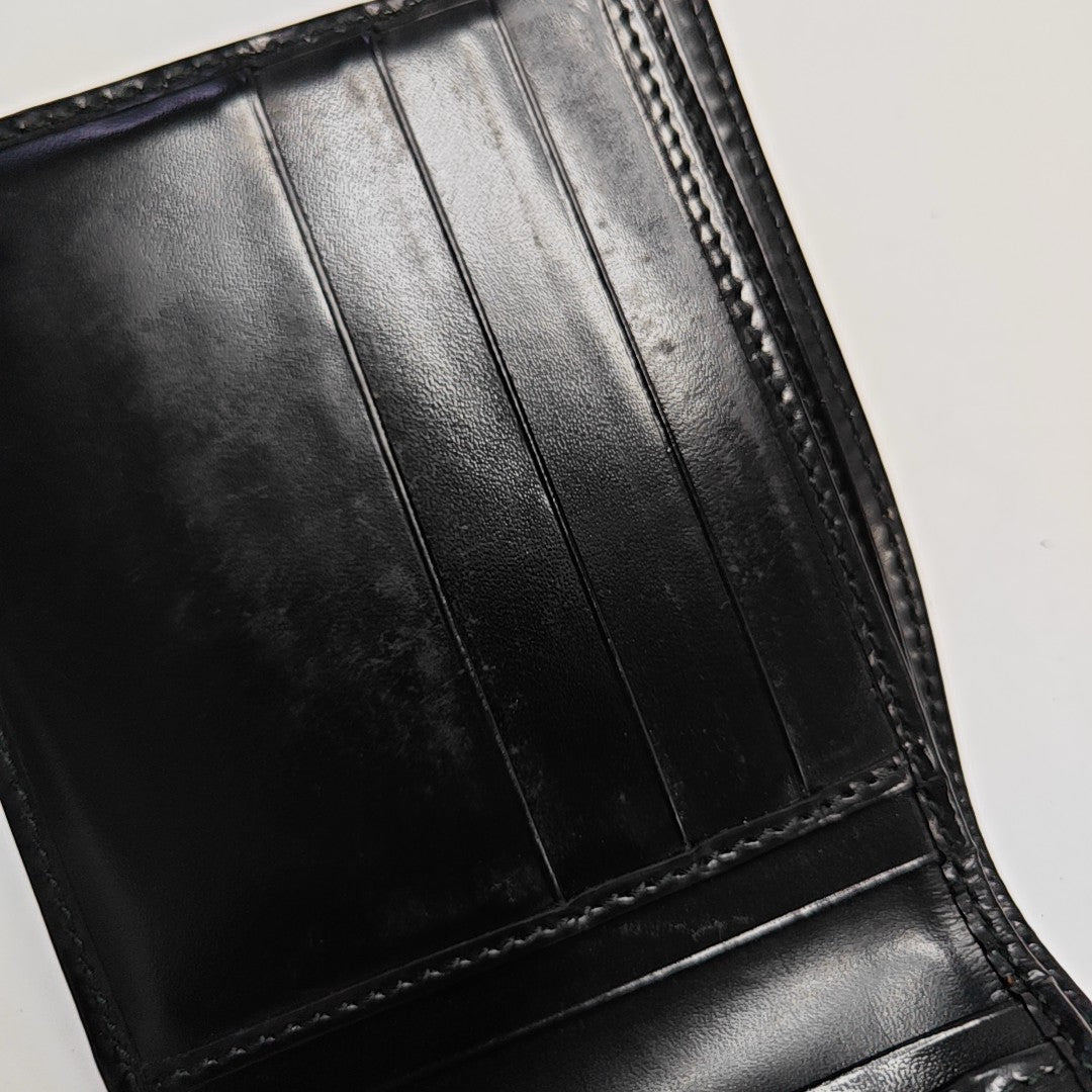 Monogram Coated Canvas Wallet Black