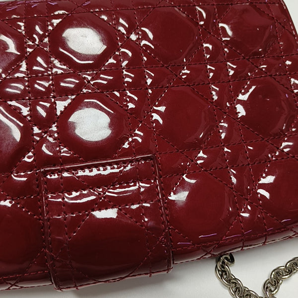 New Lock Cannage Patent Leather Red