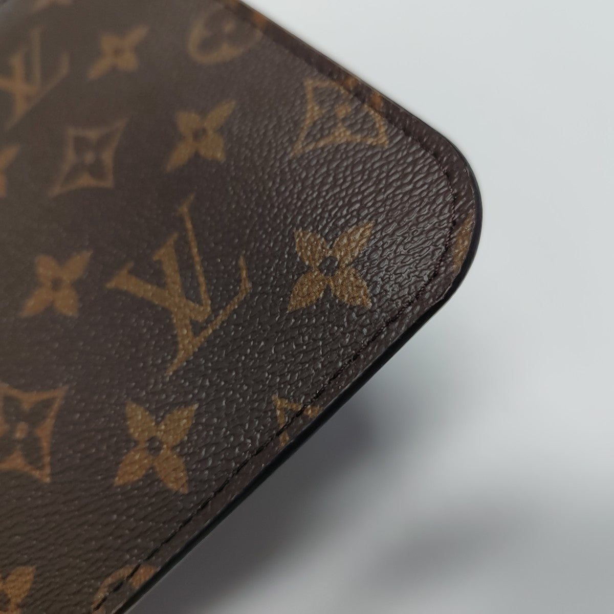 NEVERFULL PM Monogram Coated Canvas Brown