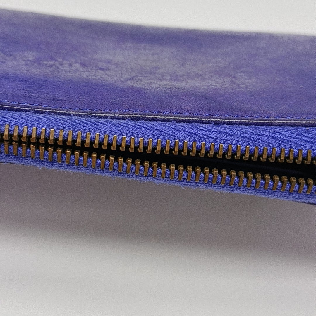 Classic City Lambskin Purple Wallet