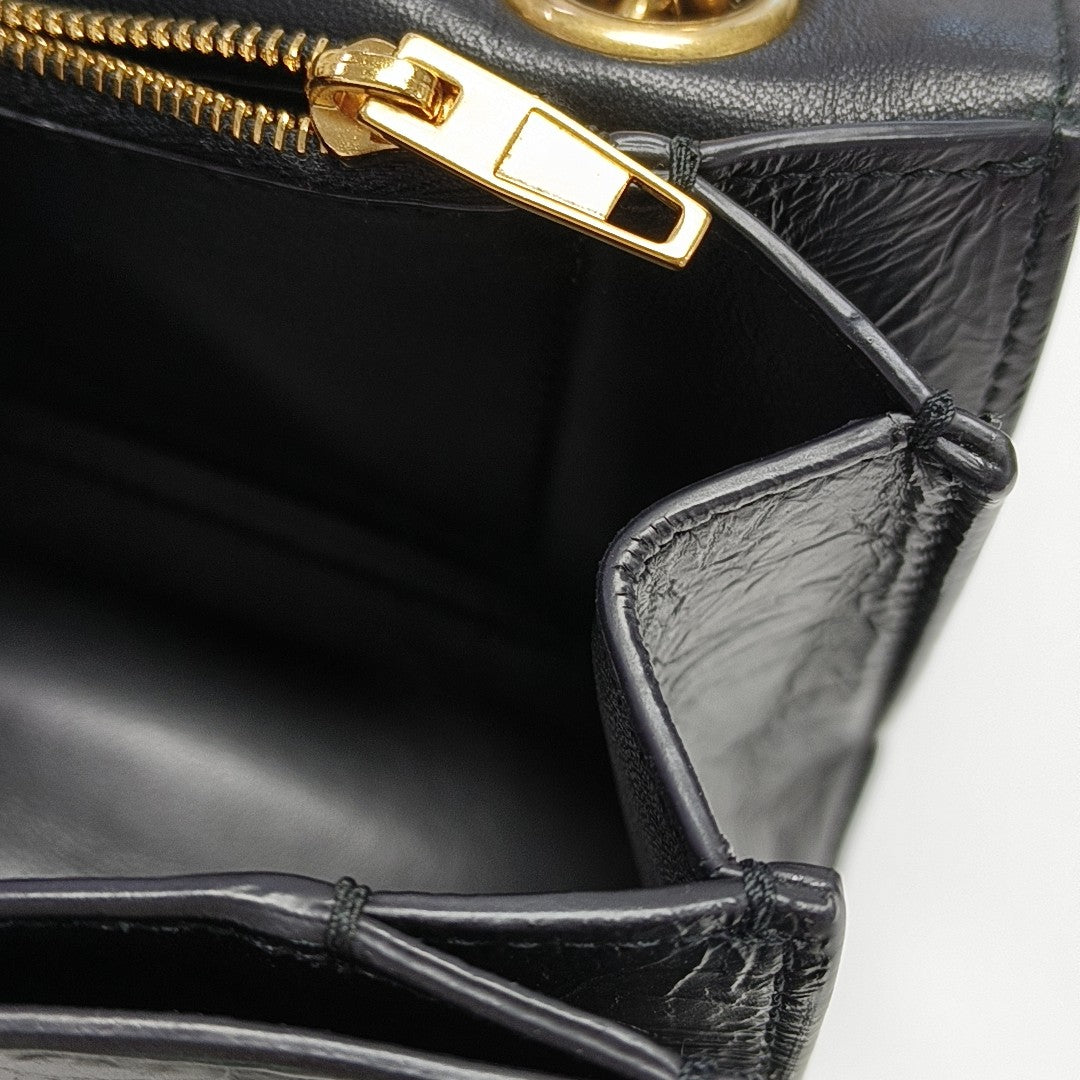 Crush Small Calfskin Black