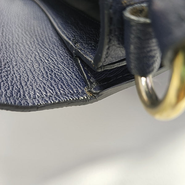 Calfskin Shoulder Bag Blue
