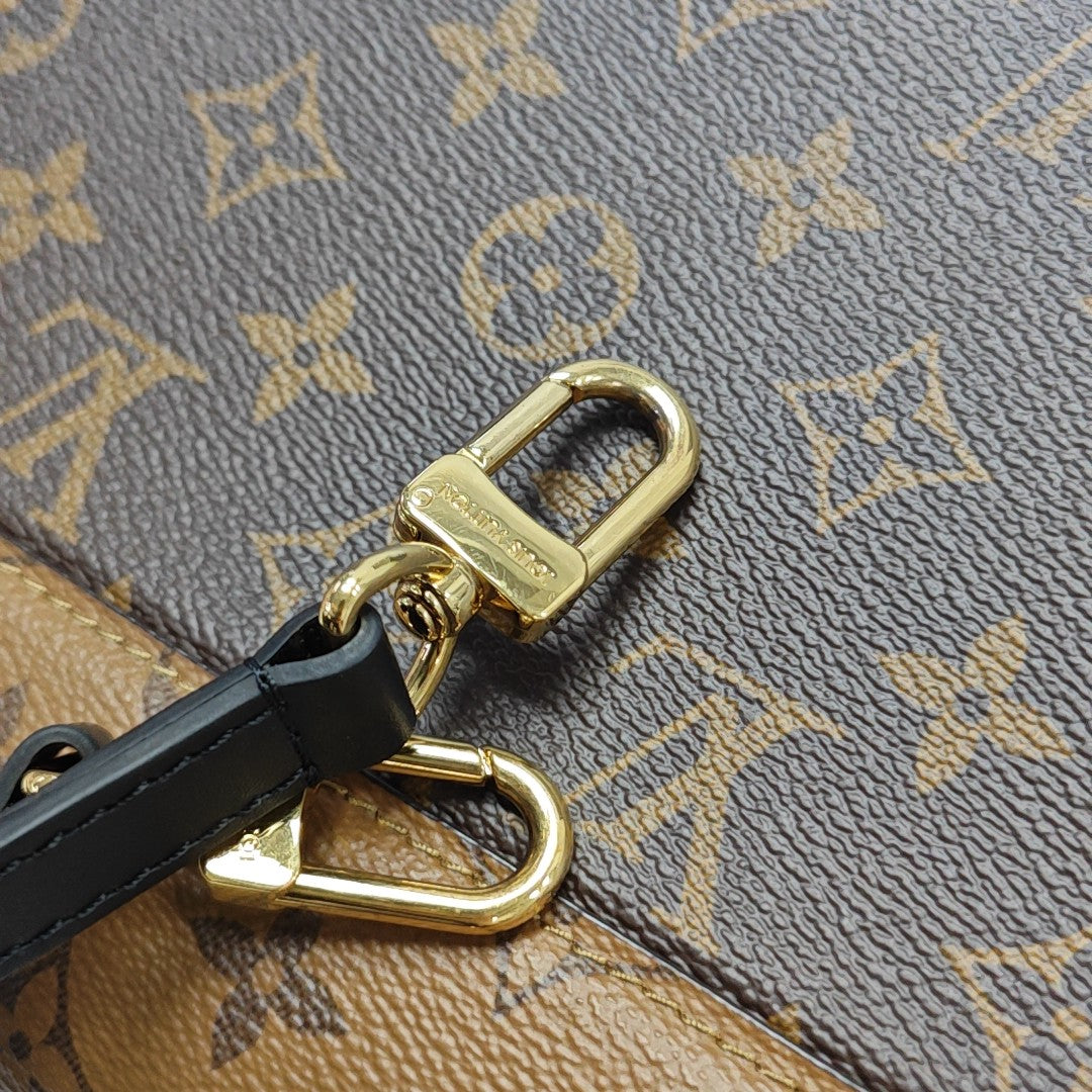 EDEN Monogram Coated Canvas Brown