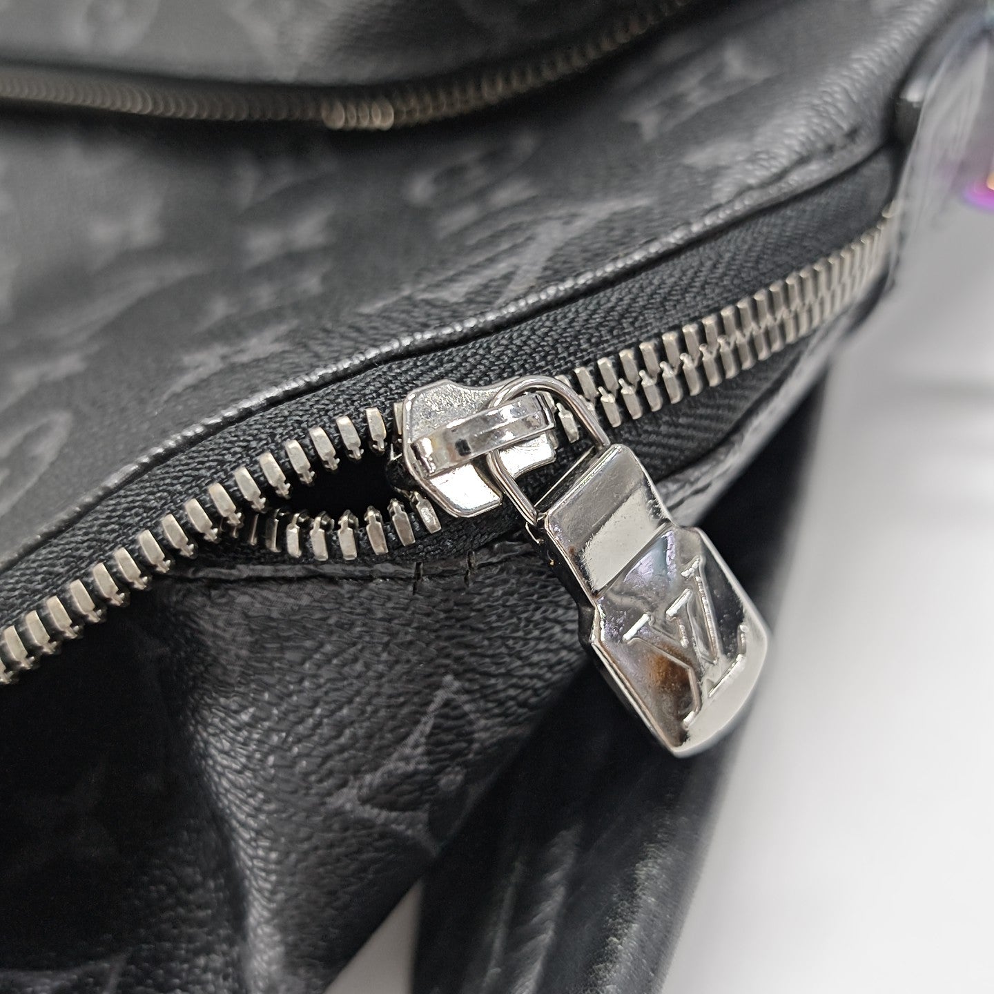 DISCOVERY PM Monogram Coated Canvas Black