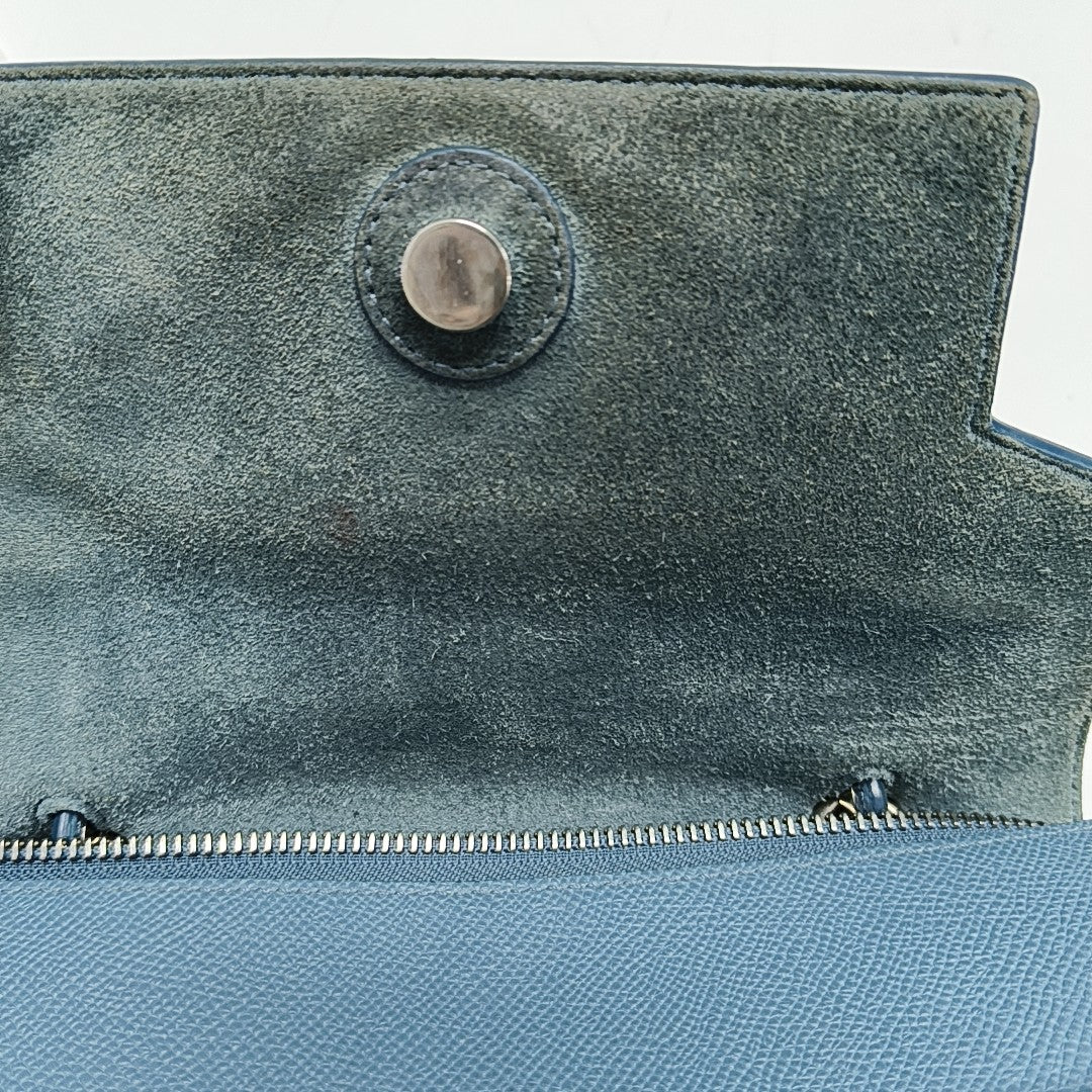 BELT Micro Calfskin Blue