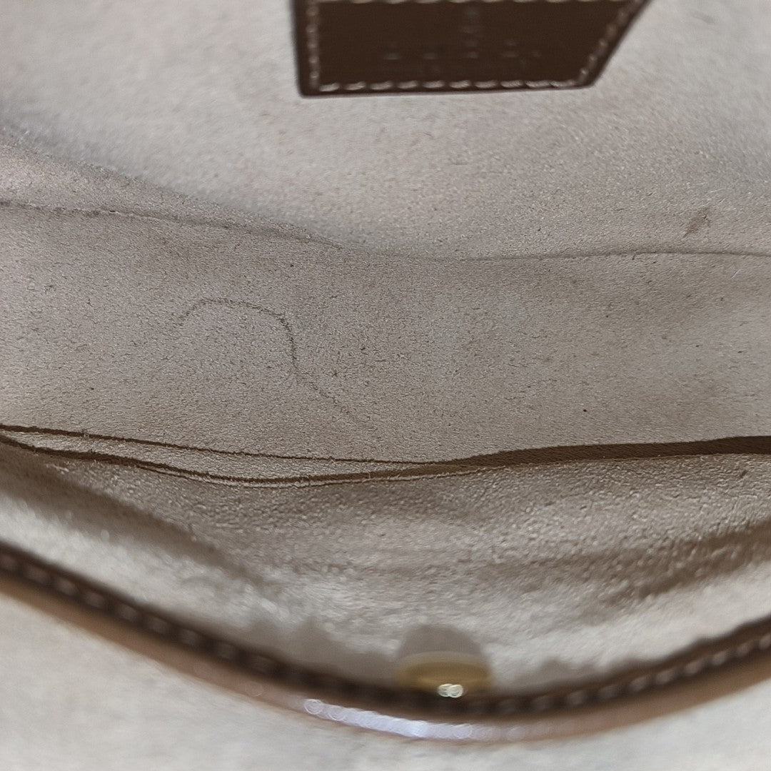 Bree Monogram Coated Canvas Beige