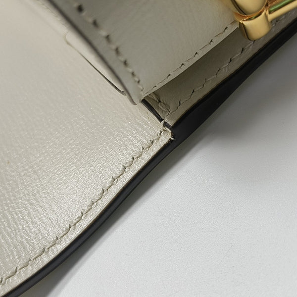 Horsebit 1955 Small Monogram Coated Canvas Beige