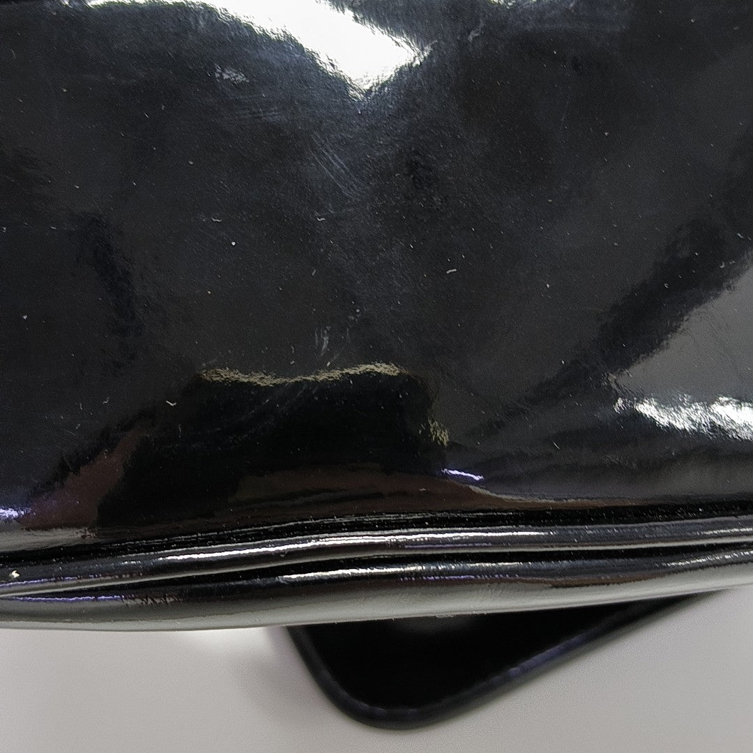 Le Cagole Mini Patent Leather Black