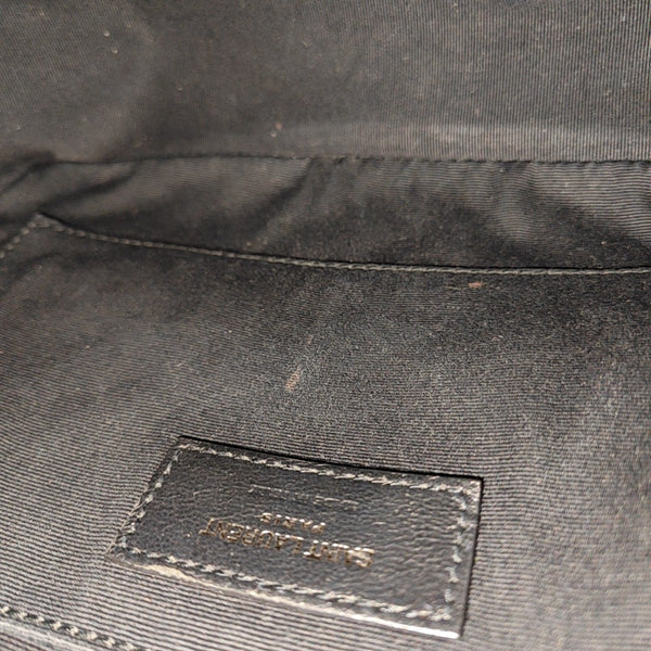 LOU Chevron Calfskin Black
