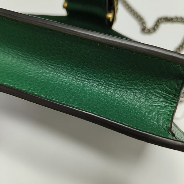 Dionysus Super Mini Calfskin Green